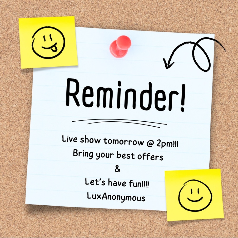 Live Show 24 hr Reminder